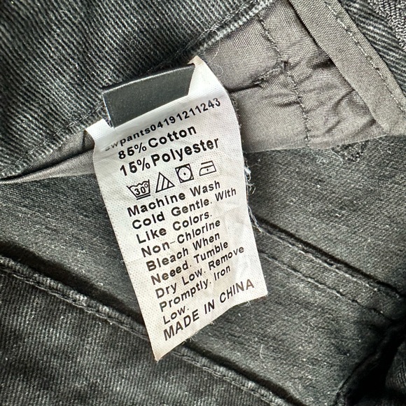 Womens size small/4 black jeans highwaisted straight leg - Picture 11 of 12